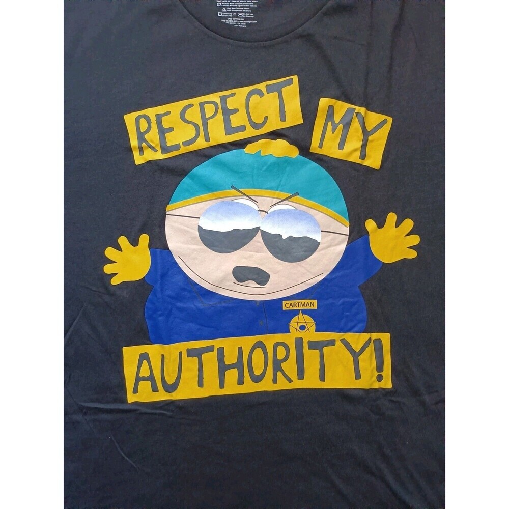 South Park Eric Cartman T-Shirt Men's XL Black Short Sleeve - Picture 2 of 7